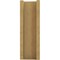 Ekena Millwork 6-in W x 14-in D x 18-in H Funston Slat Rough Cedar Woodgrain TimberThane Outlooker, Primed Tan OUTUR060X14X18FST24RCPR - alternate 3
